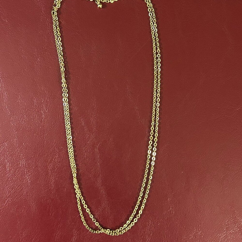 Long Rolo Chain Necklace - Picture 3 of 7